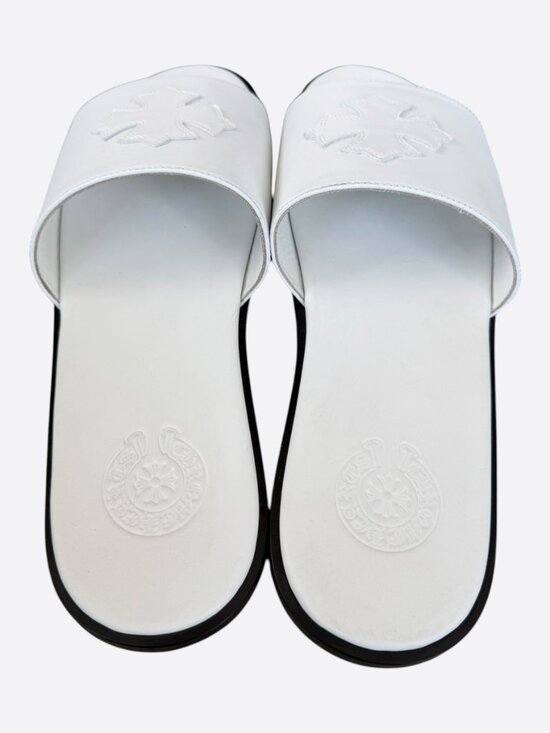 Chrome Hearts White Cross Patch Slides main image 5